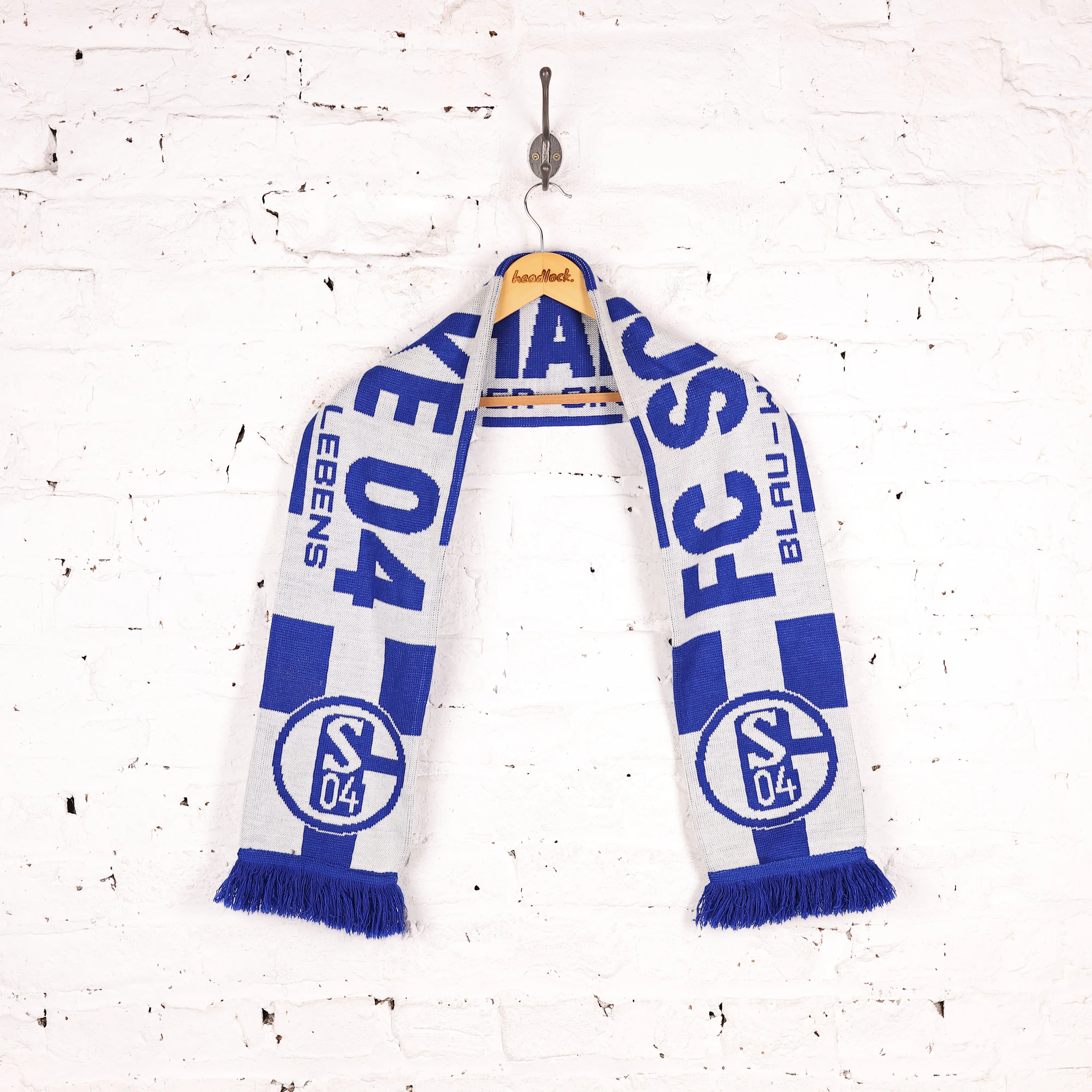 FC Schalke 04 Football Scarf - Blue - One Size