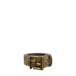 Fendi FF Jacquard Belt - Size 85