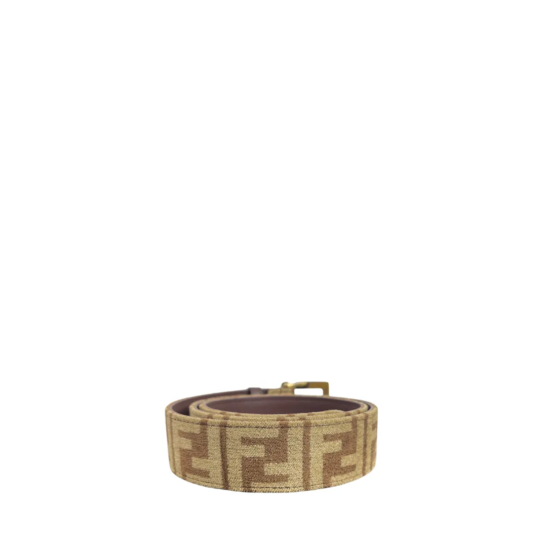 Fendi FF Jacquard Belt - Size 85
