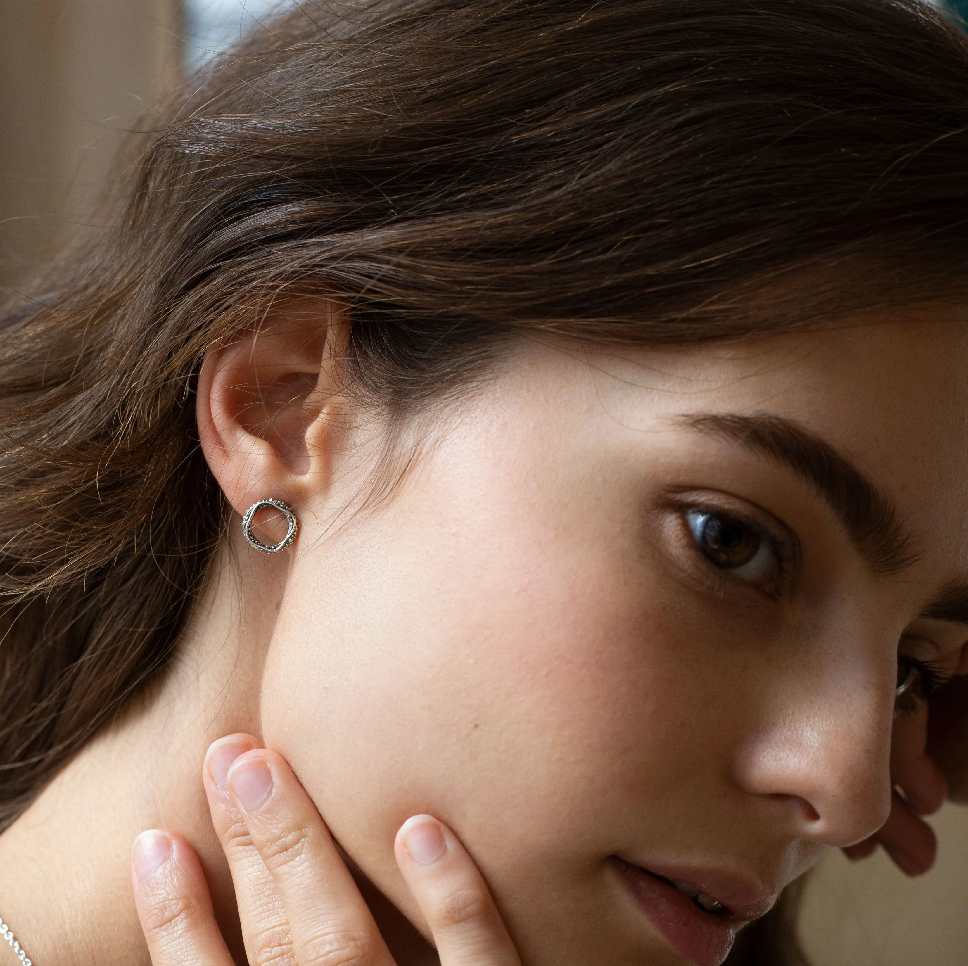 FIRST CONTACT STUDS | 14K GOLD