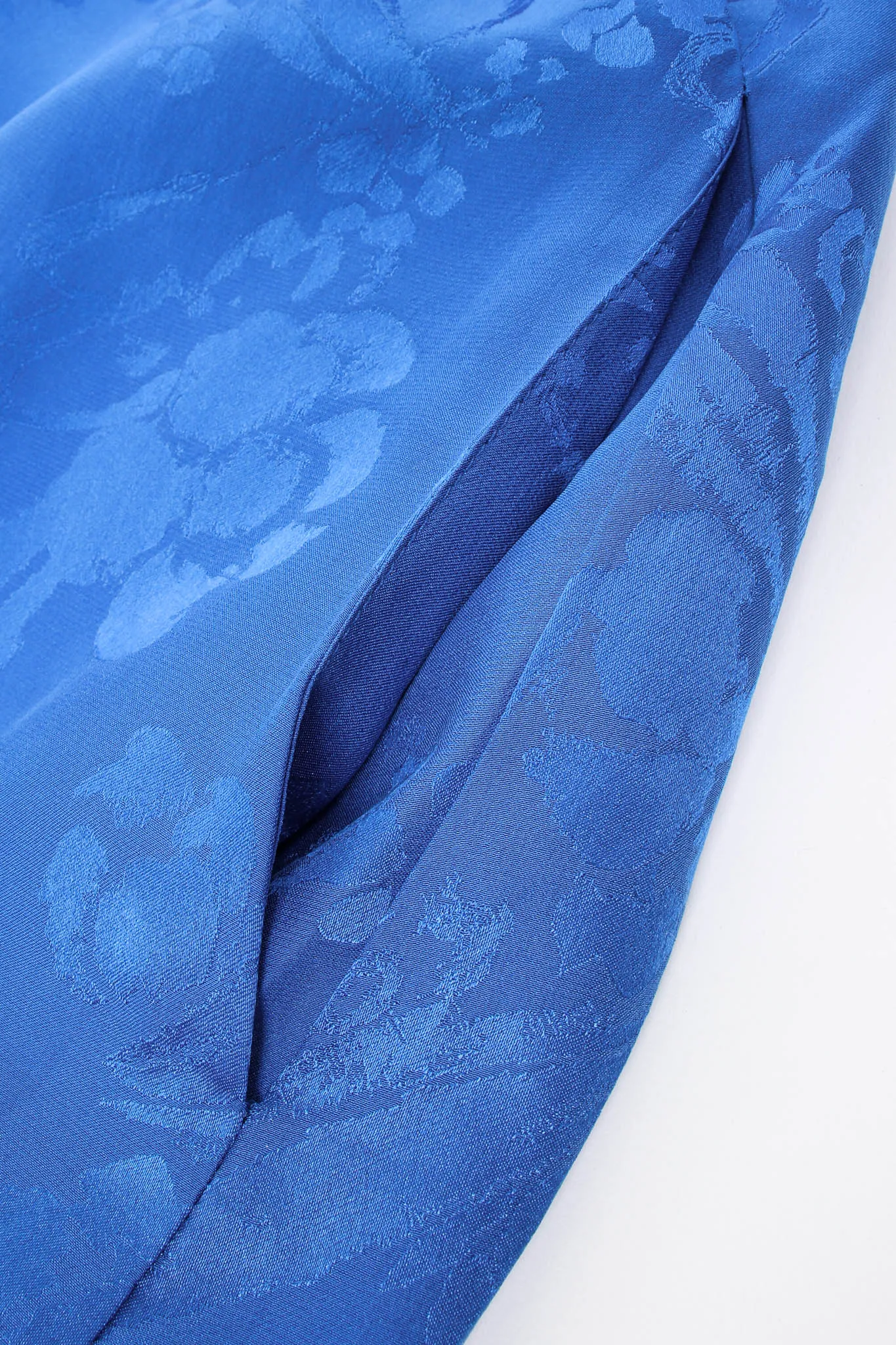 Floral Jacquard Duster Jacket