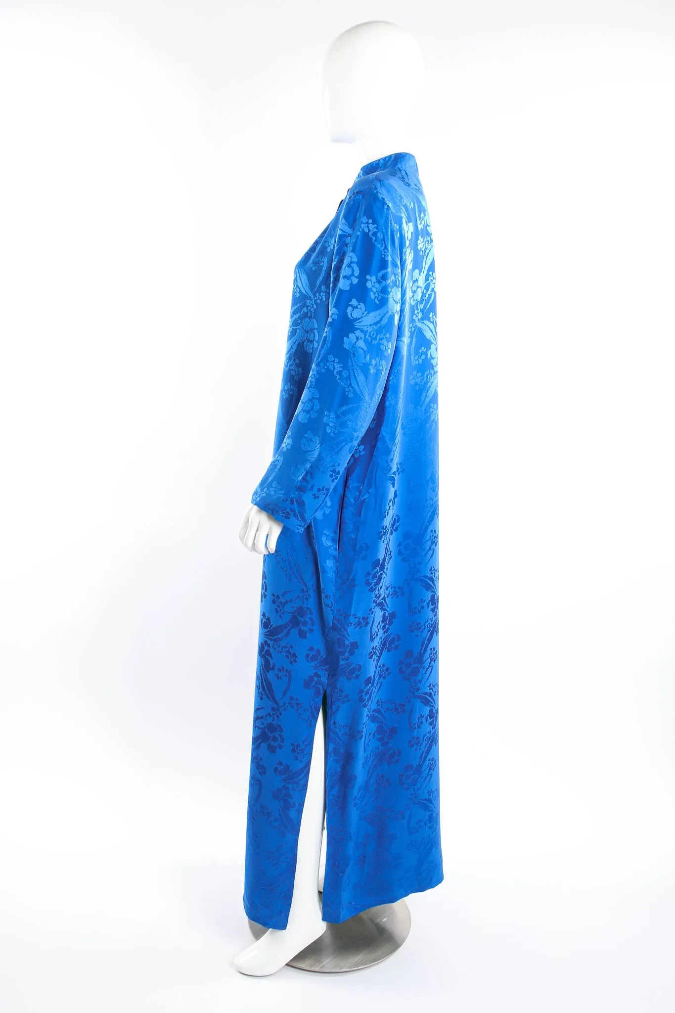 Floral Jacquard Duster Jacket