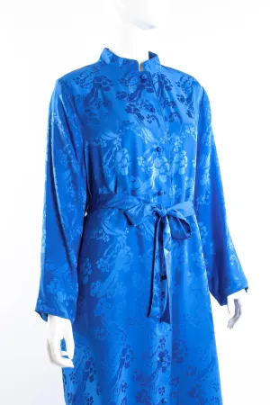 Floral Jacquard Duster Jacket
