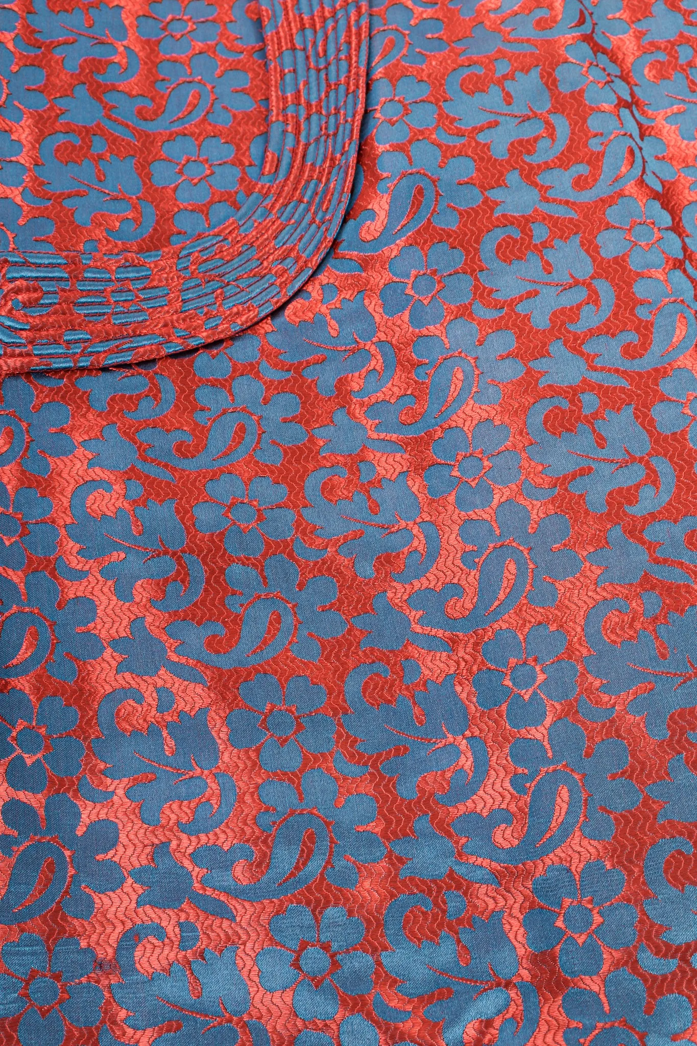 Floral Jacquard Swing Jacket