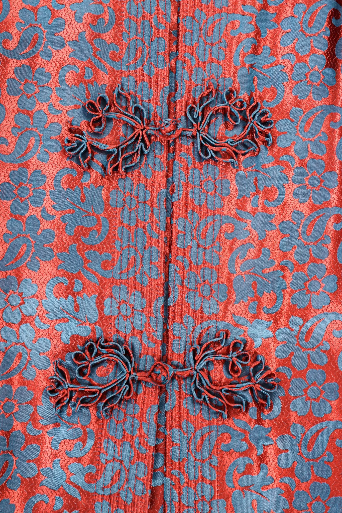 Floral Jacquard Swing Jacket