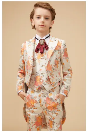 Floral Print Tuxedo