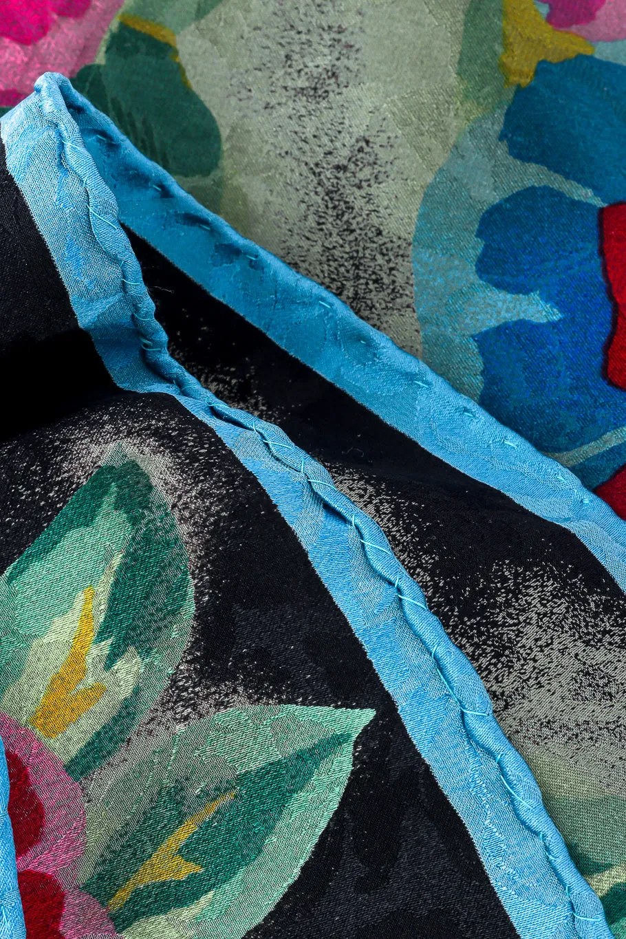 Floral Silk Jacquard Scarf