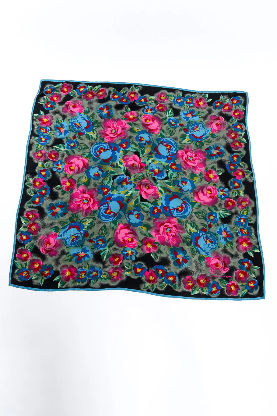 Floral Silk Jacquard Scarf