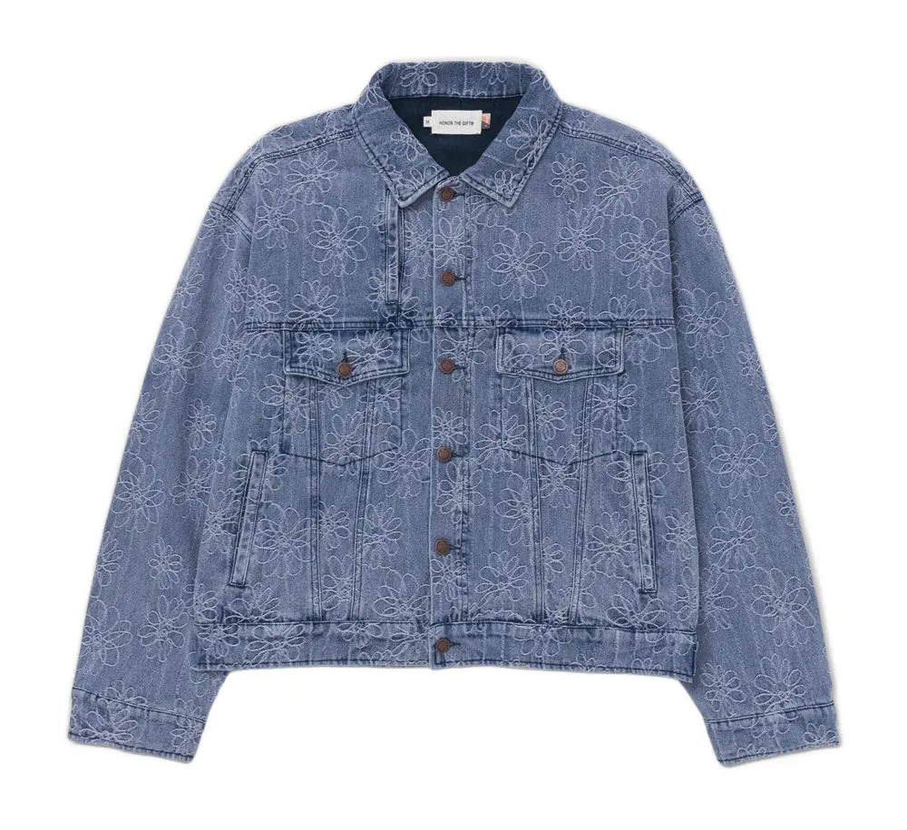 Flower Jacquard Jacket