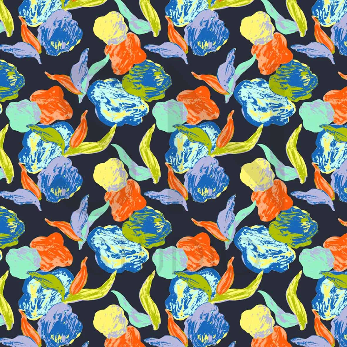 Flower shape marks surface pattern design
