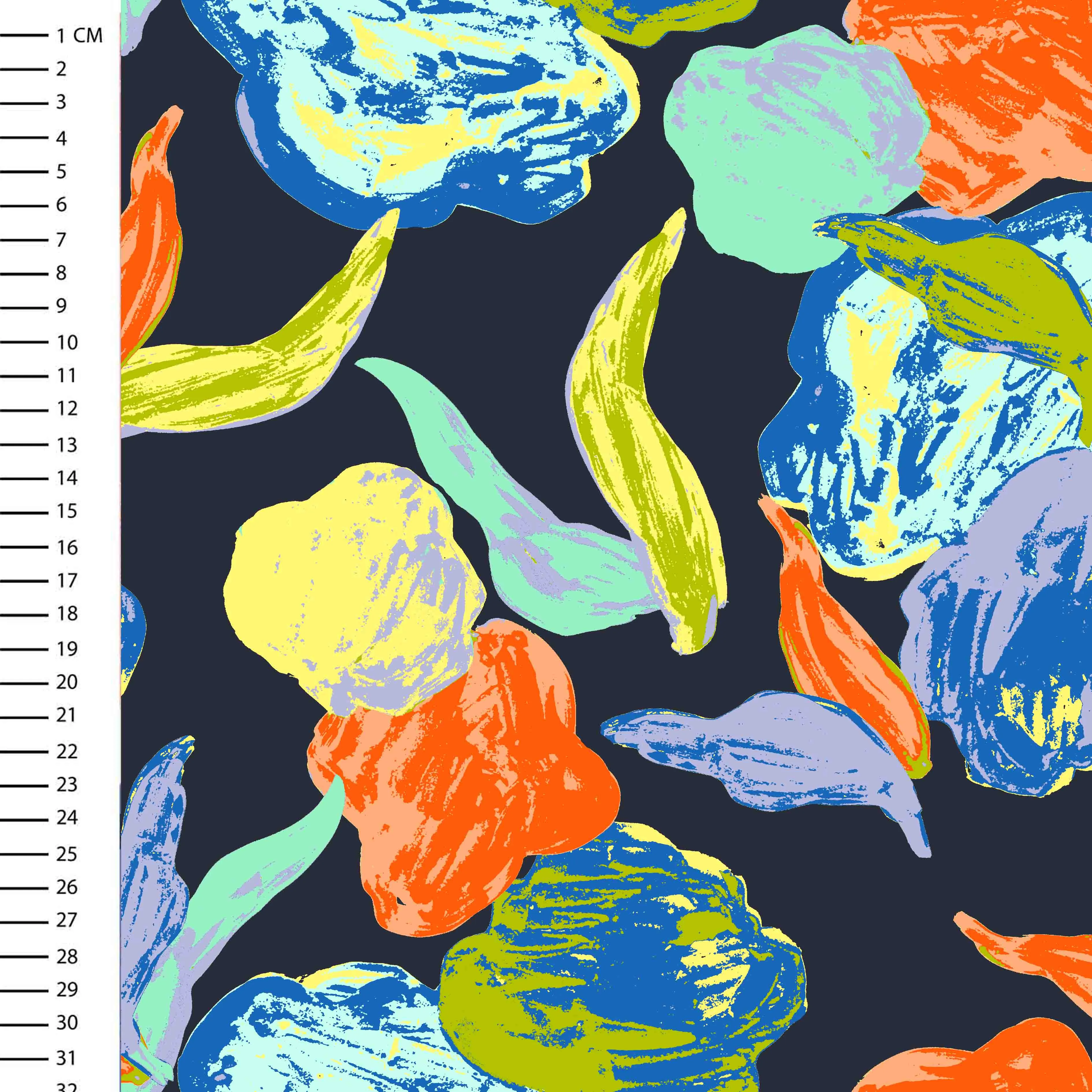 Flower shape marks surface pattern design