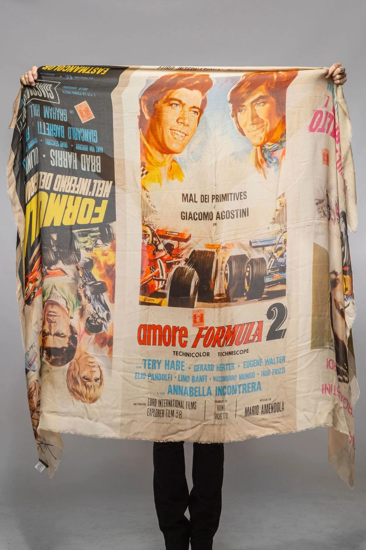 Formula 1 Vintage Poster Scarf
