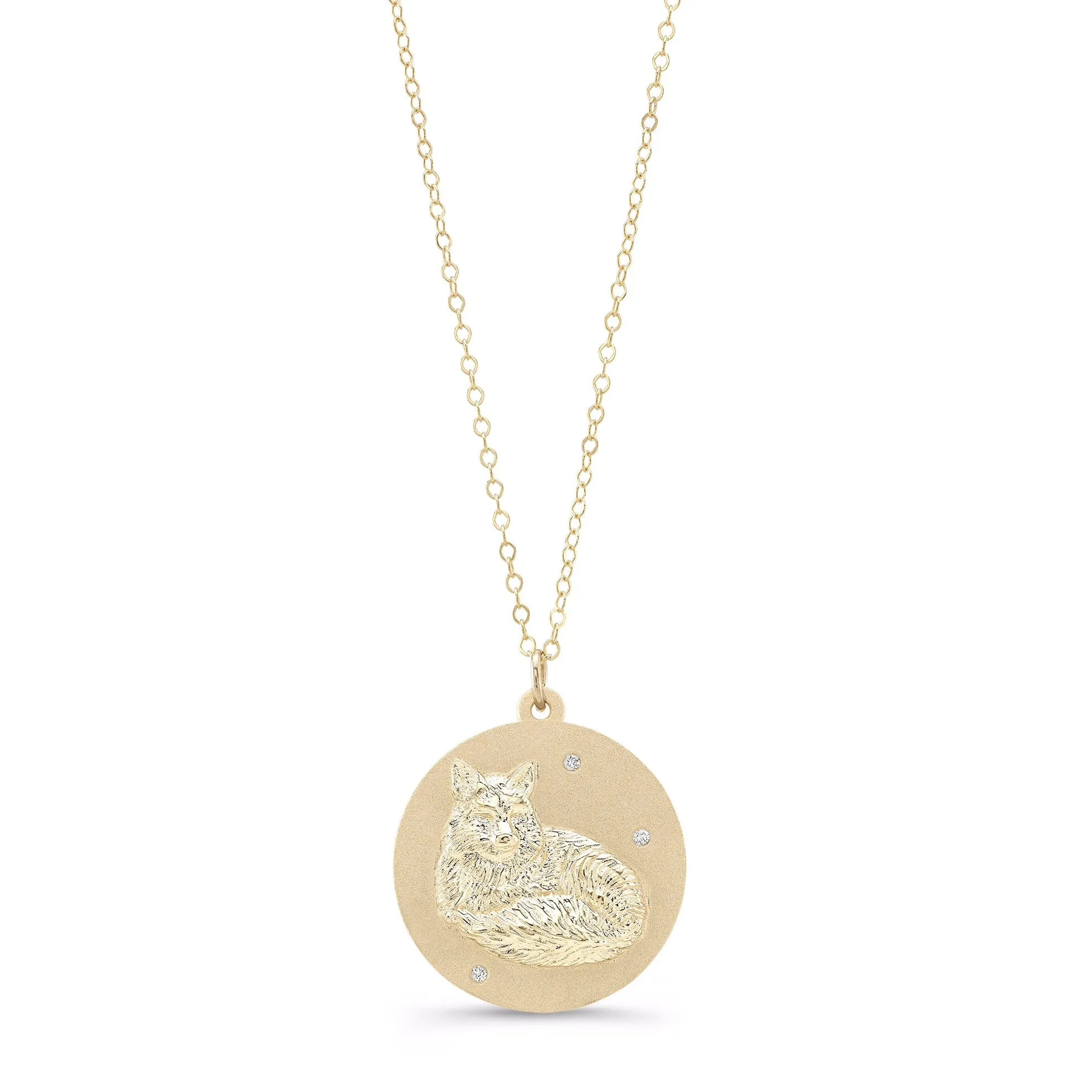 Fox Charm Chain Necklace
