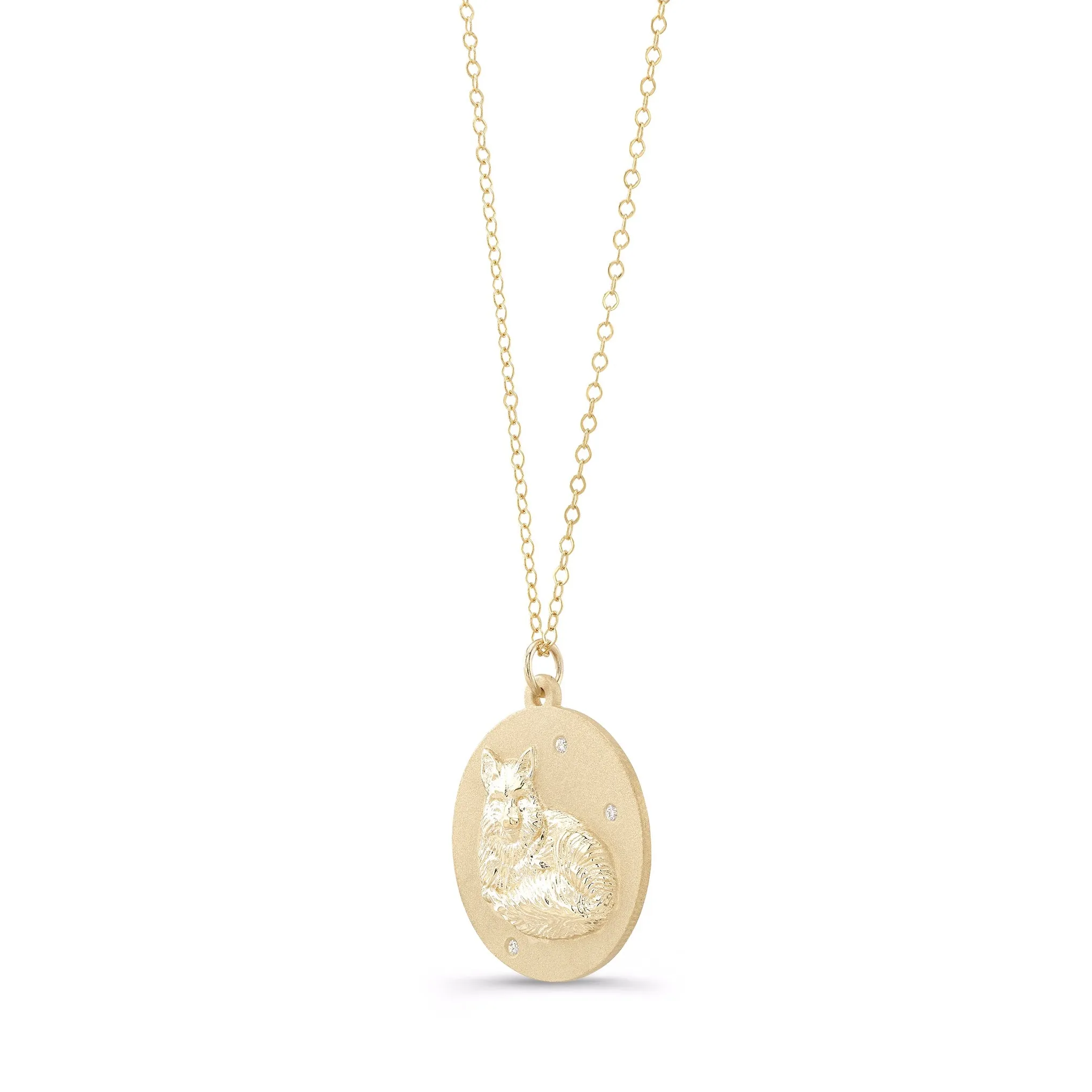 Fox Charm Chain Necklace