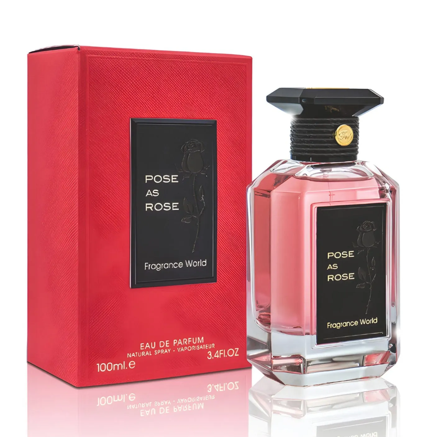 Fragrance World Pose As Rose Perfume For Women EDP 100ml