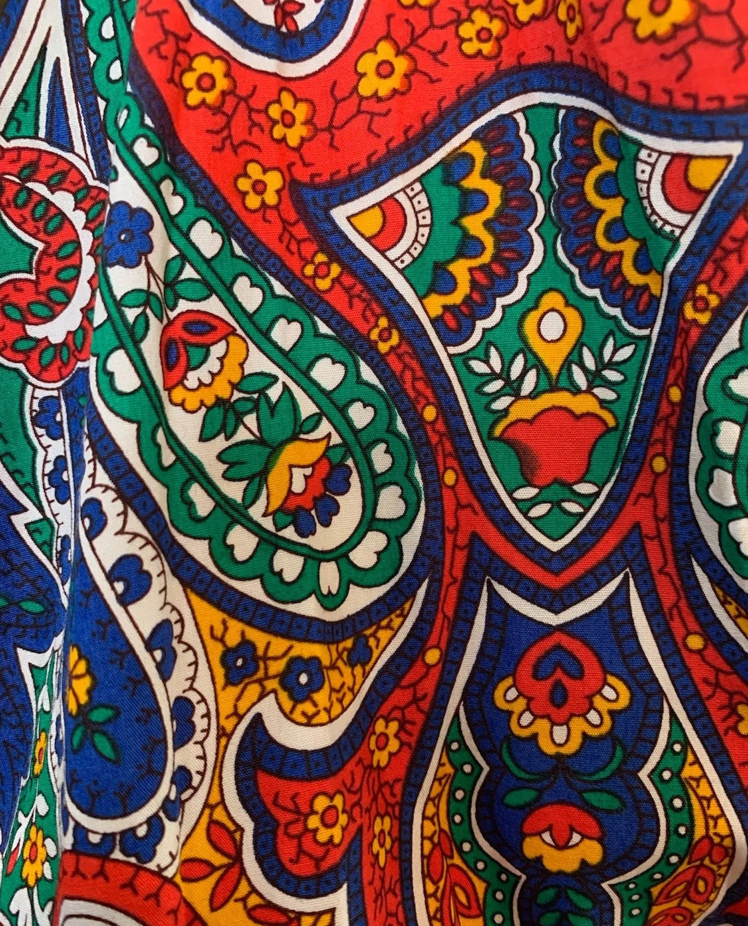Franco Moschino Runway Couture Spring 1994 Embroidered Paisley Kaftan Dress