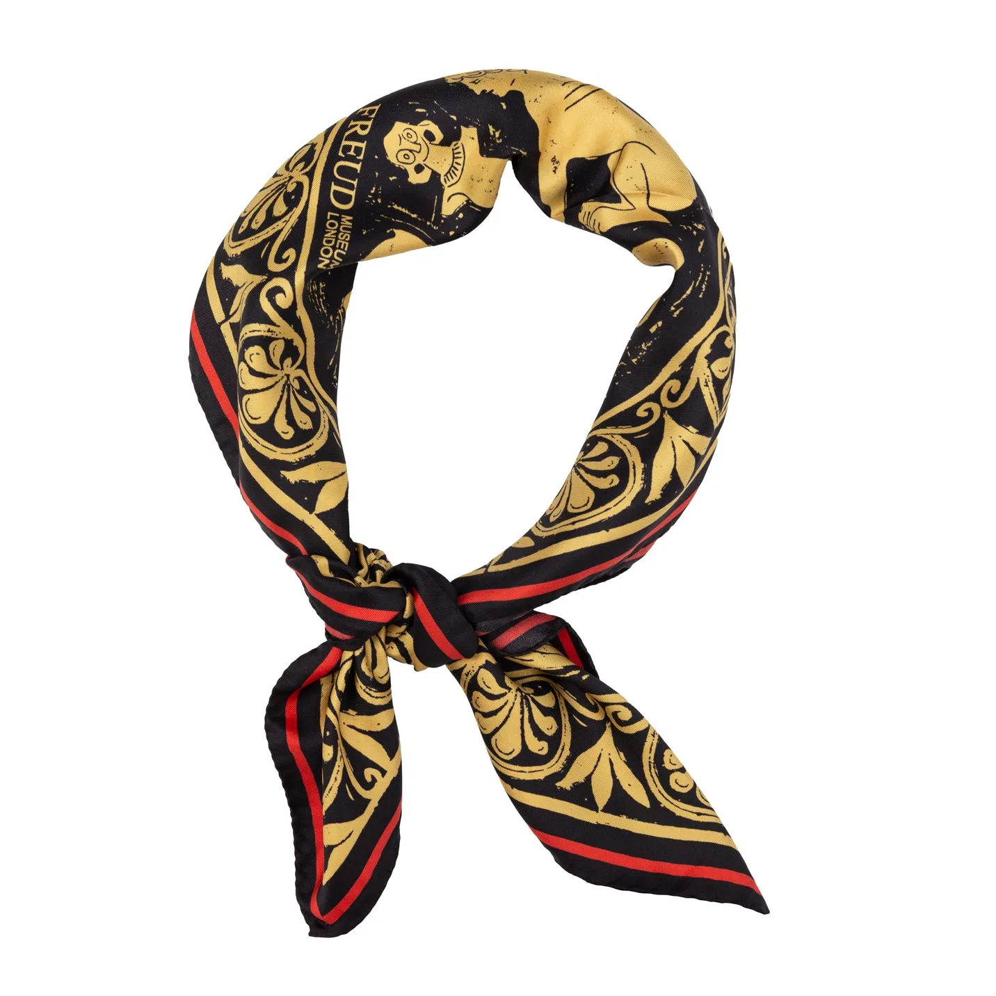 Freud's Study Square Silk Scarf by Rory Hutton