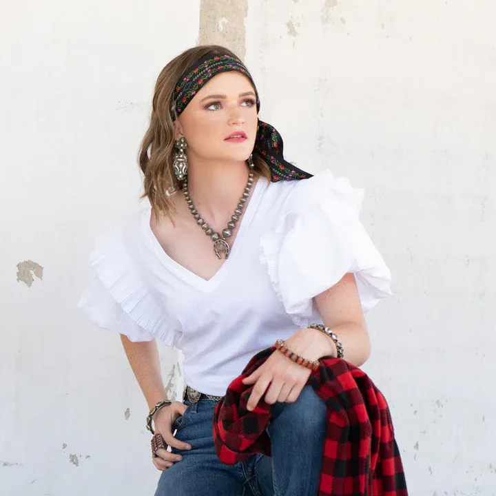 Fringe Scarves Fiesta Twilly
