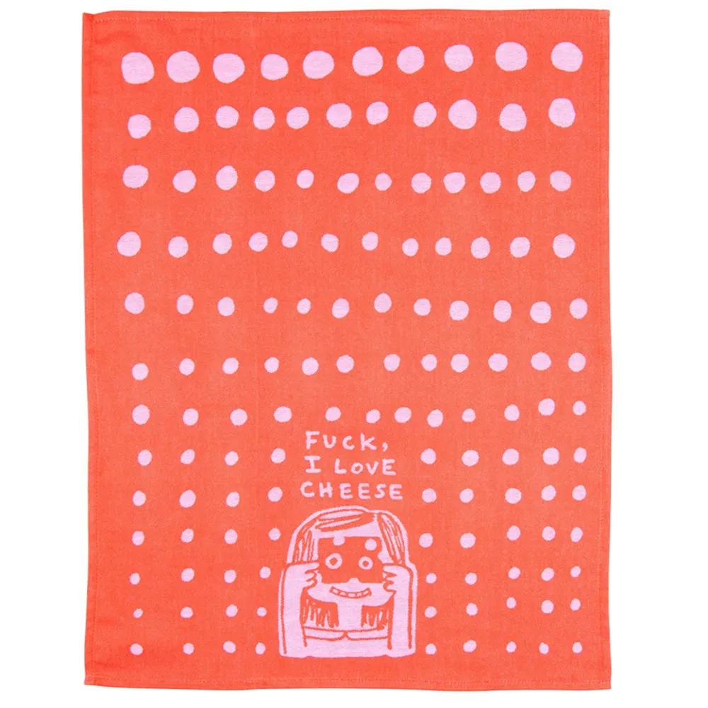 Fuck, I Love Cheese Dish Towel
