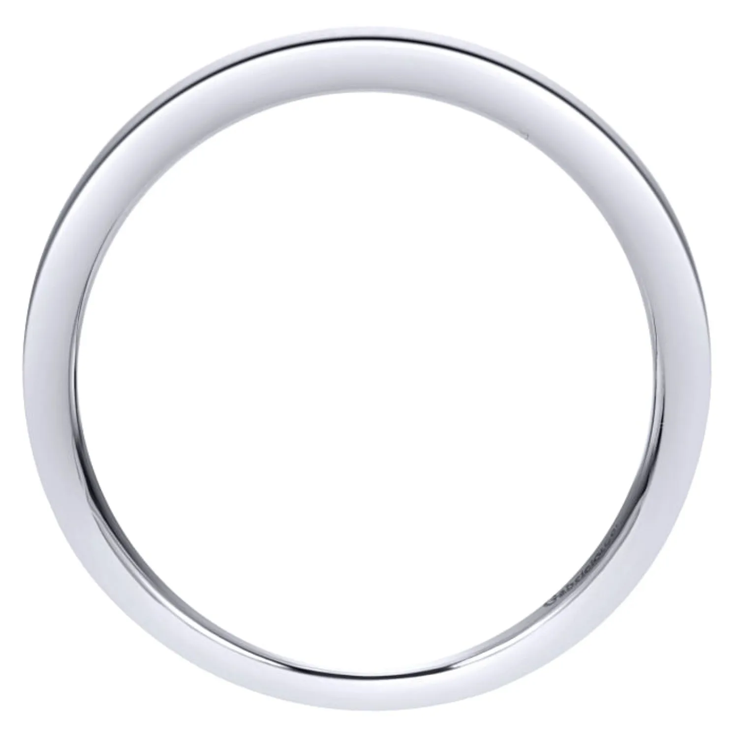 Gabriel & Co. "Celeste" Straight Gold Wedding Band