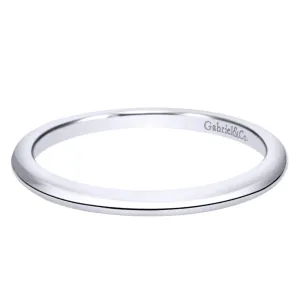 Gabriel & Co. "Celeste" Straight Gold Wedding Band