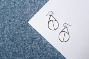 Geometric Large Teardrop Dangle Earrings