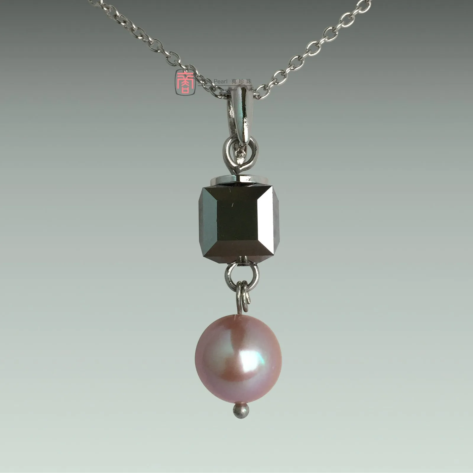 Geometric: Round (lilac/metallic grey) 幾何形：圓  (丁香/銀灰)
