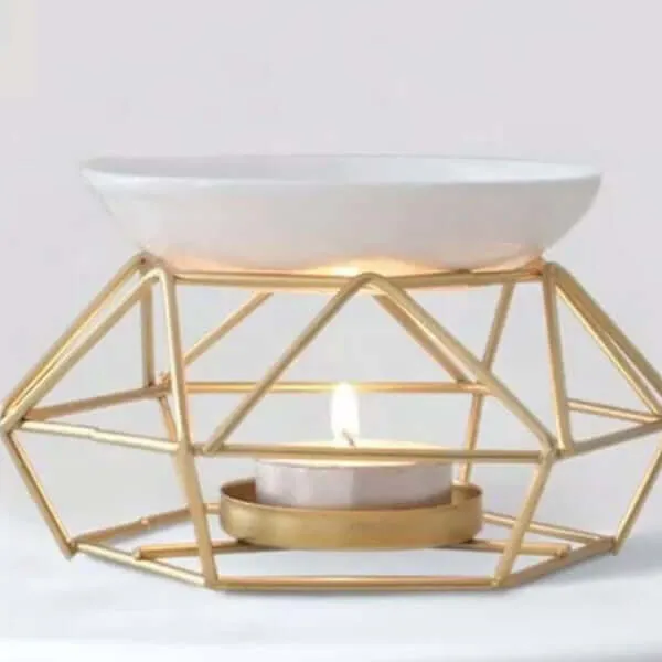 Geometric Shaped Oil and Wax Warmer