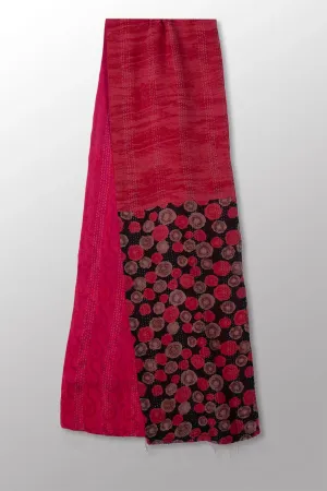 Georgette Jacquard Kantha Scarf Short