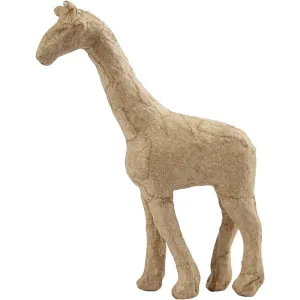 Giraffe Animal Shaped Handmade Paper Mache Make H:16cm L:11cm Decoration Designs