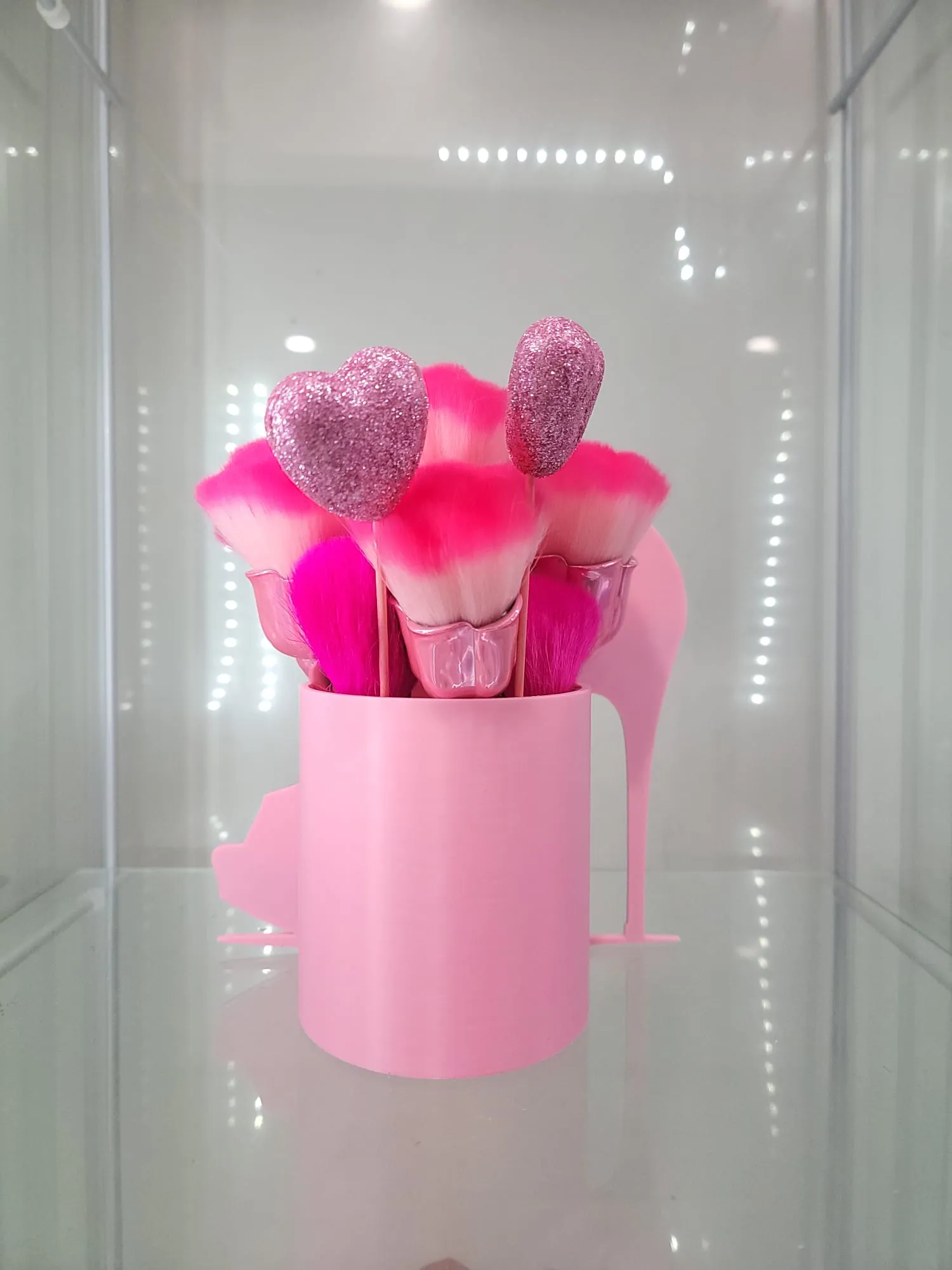 Glamorous High Heel Brush & Phone Holder