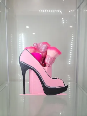 Glamorous High Heel Brush & Phone Holder