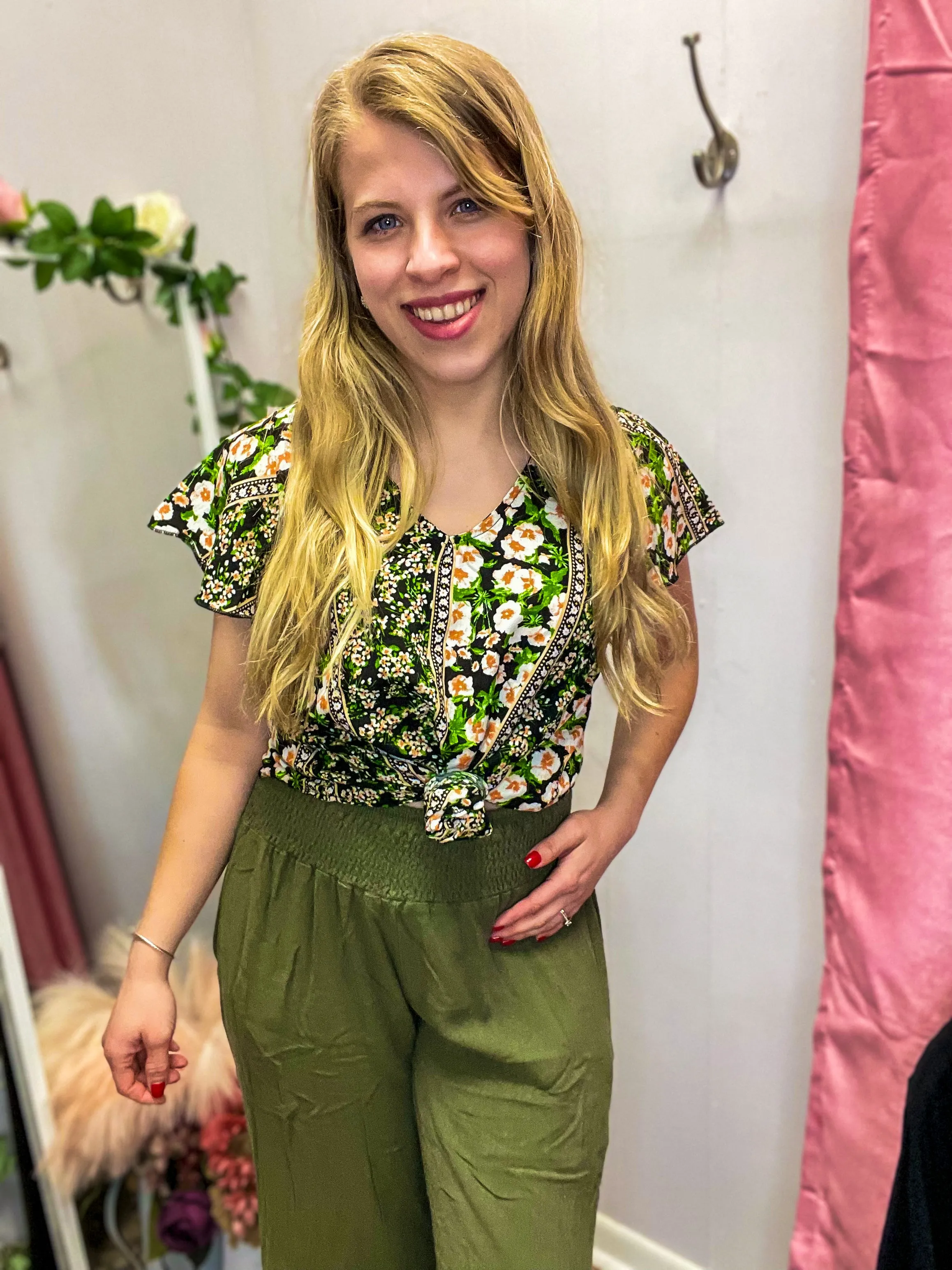 Greenhouse Floral Blouse