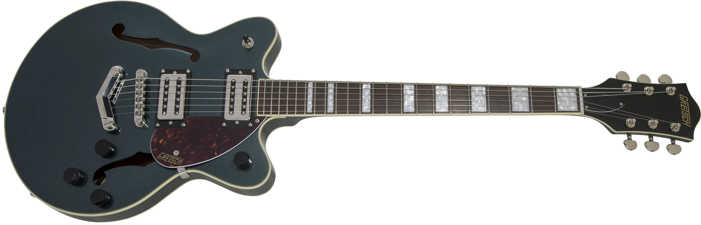 Gretsch G2655 Streamliner™ Center Block Jr. Double-Cut with V-Stoptail, Laurel Fingerboard, Gunmetal *SETUP PRICE