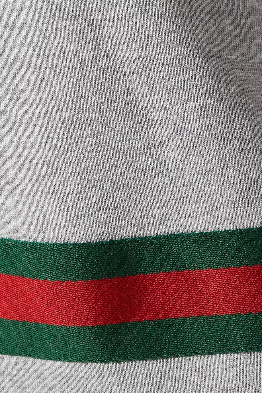 Gucci Gray Sweatshirt with Gucci Logo and Web