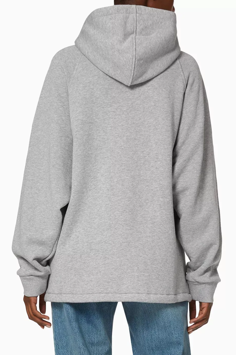 Gucci Gray Sweatshirt with Gucci Logo and Web