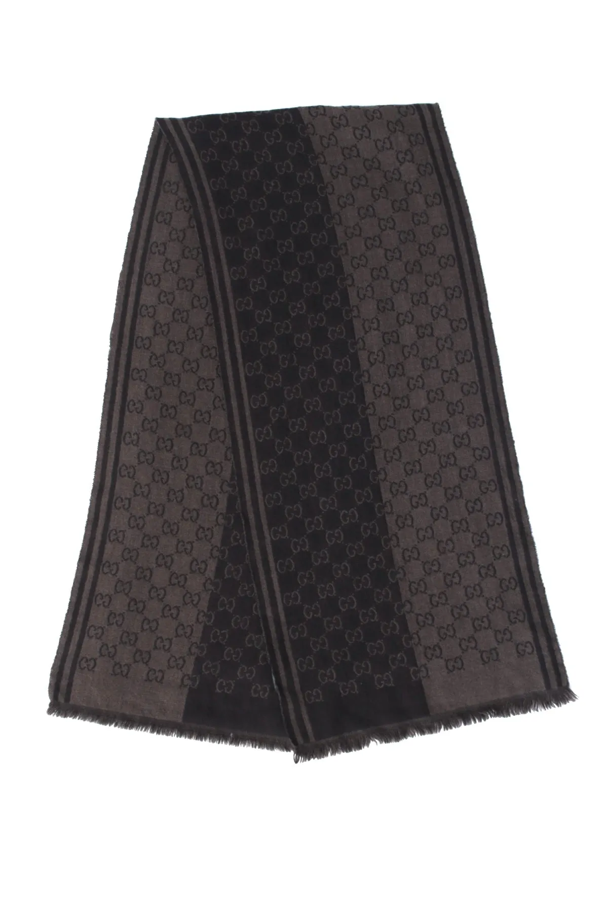Gucci Wool GG Jacquard Scarf