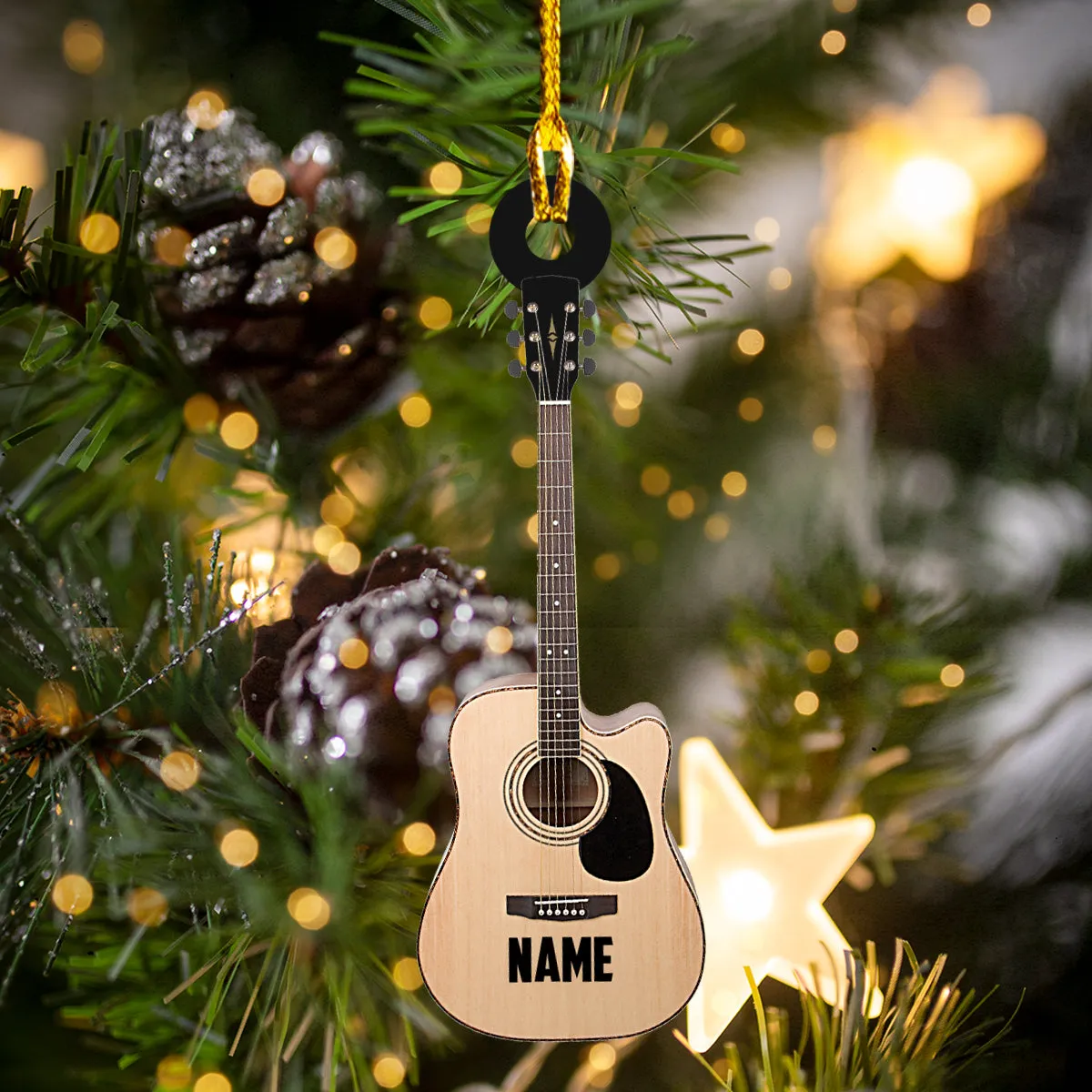 Guitar Classic - Shaped Ornament 07