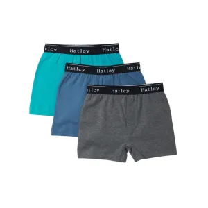 Hatley 3 Pack Boxer Briefs (Classic Solids)