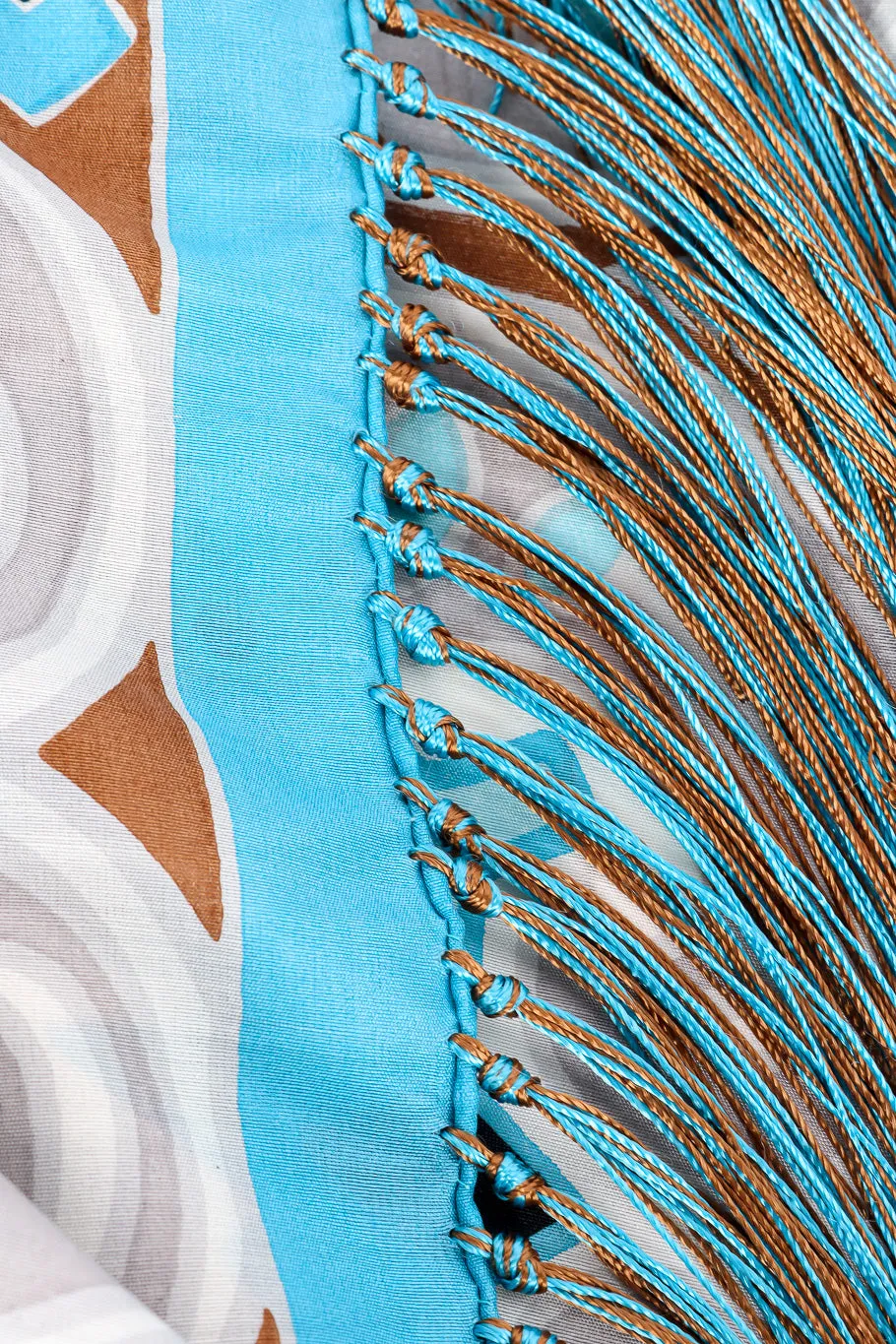Heart Paisley Silk Fringe Shawl