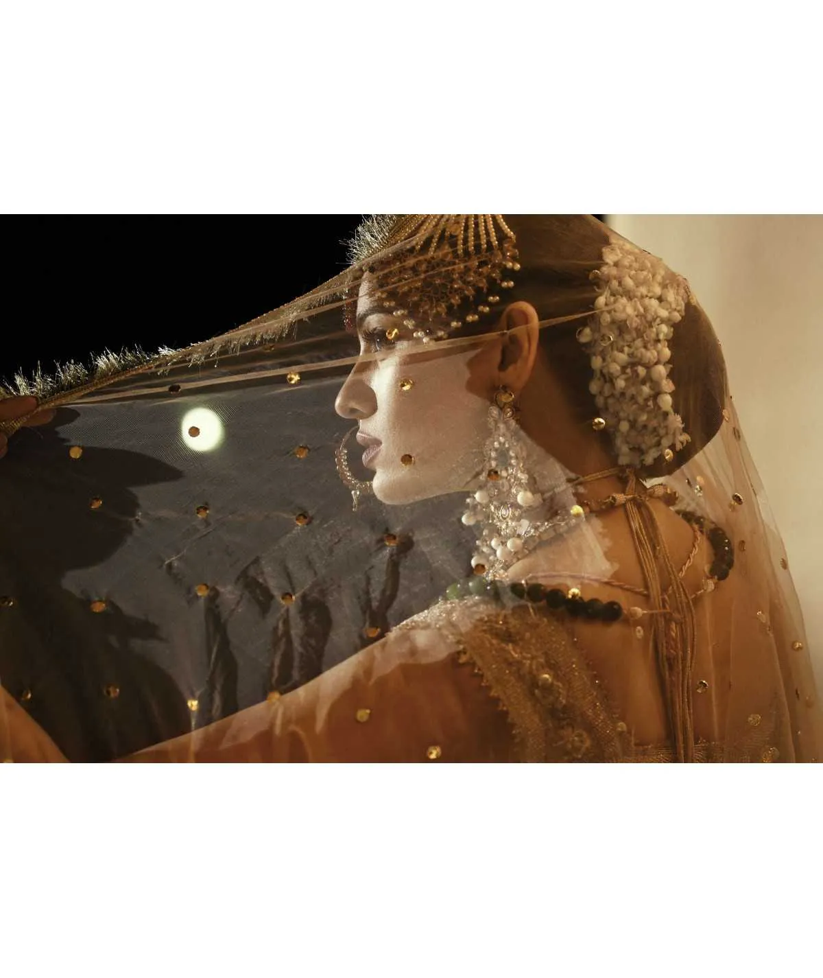 Heavy Pakistani Bridal Golden Lehenga Choli #BN1100