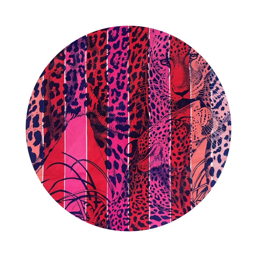 Hermès “Jungle Love” Silk Scarf