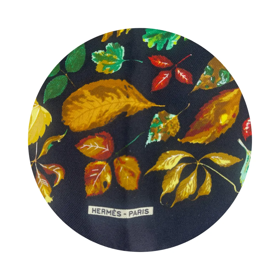 Hermès “Tourbillon” Silk Scarf
