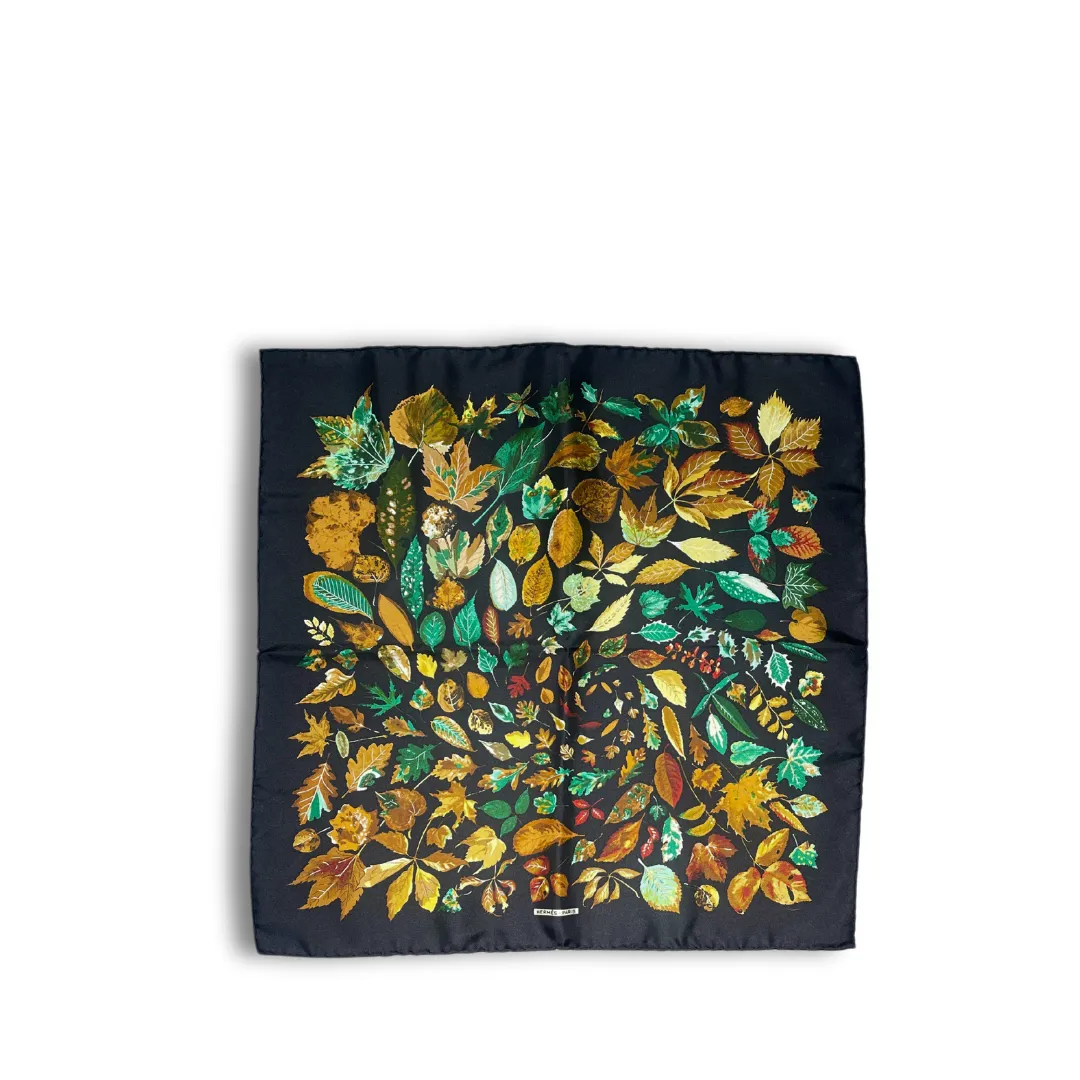 Hermès “Tourbillon” Silk Scarf