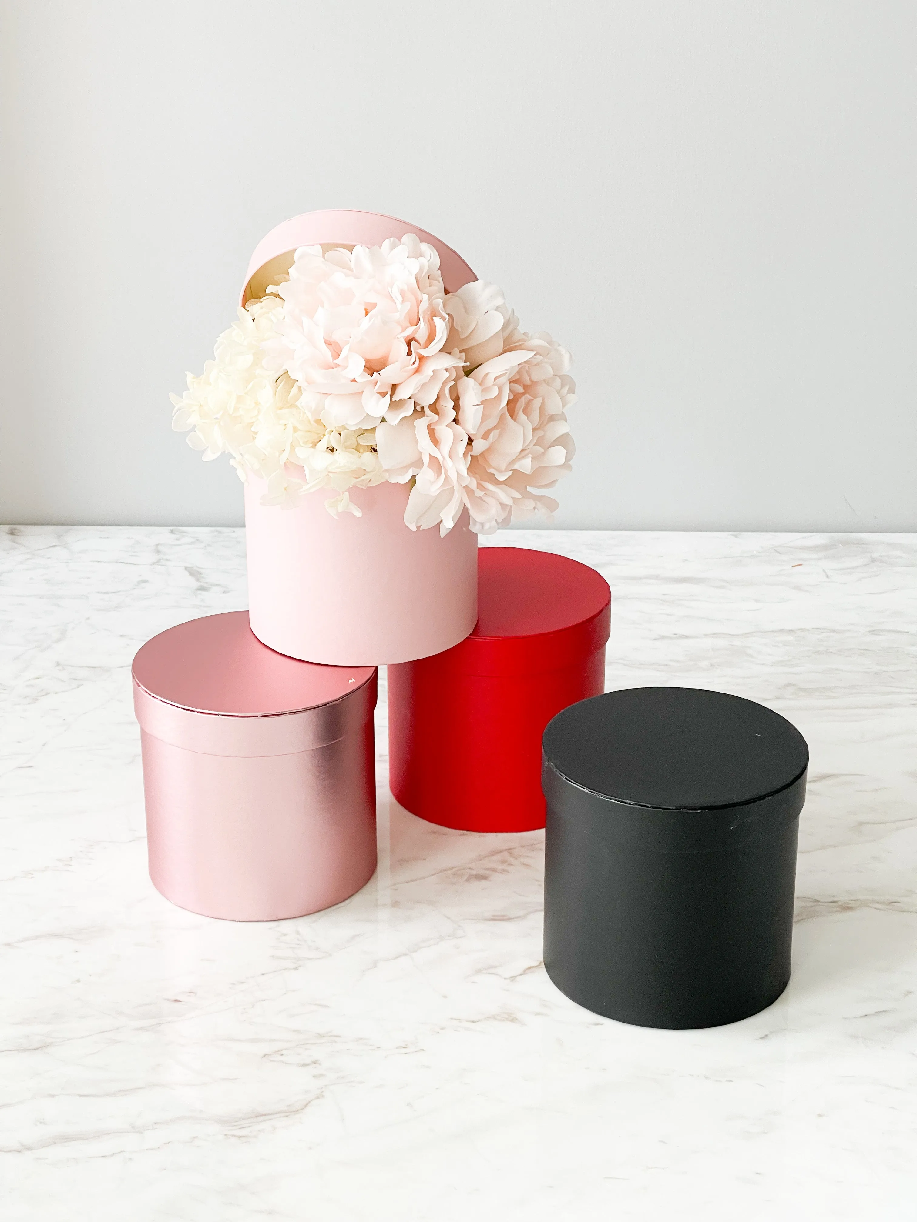 High-Quality Coloured Small Round Gift Box