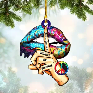 Hippie - Shaped Ornament 02
