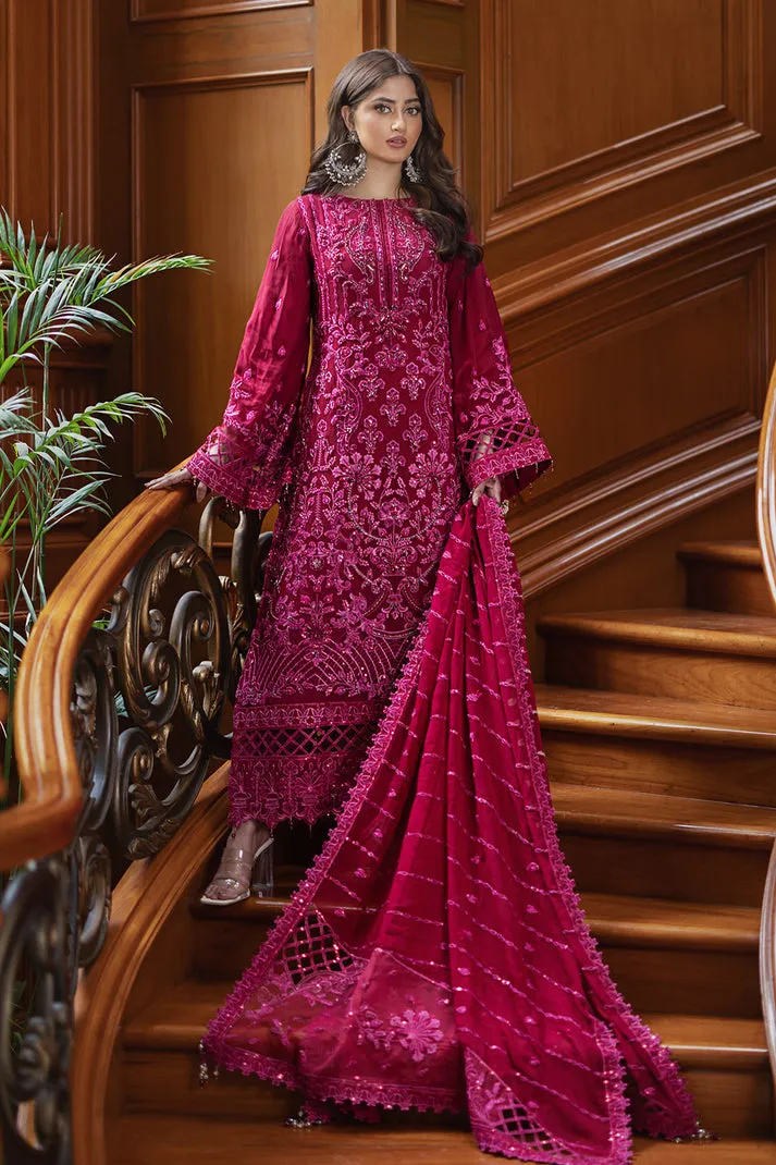 Hot Pink Kameez Trouser Style Pakistani Wedding Dress