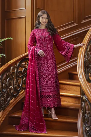 Hot Pink Kameez Trouser Style Pakistani Wedding Dress