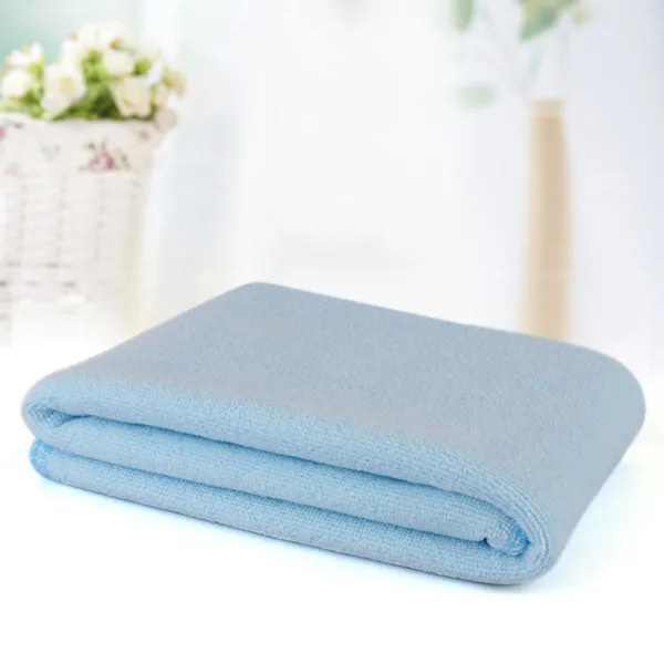 Hot Sell Large Size Absorbent Microfiber Fleece Bath Towel Shower Spa Simple 70*140cm