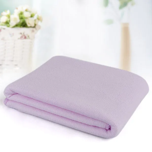 Hot Sell Large Size Absorbent Microfiber Fleece Bath Towel Shower Spa Simple 70*140cm